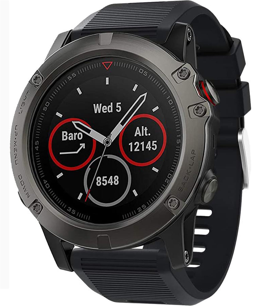 Garmin Enduro 3 Silicone Strap [Black]