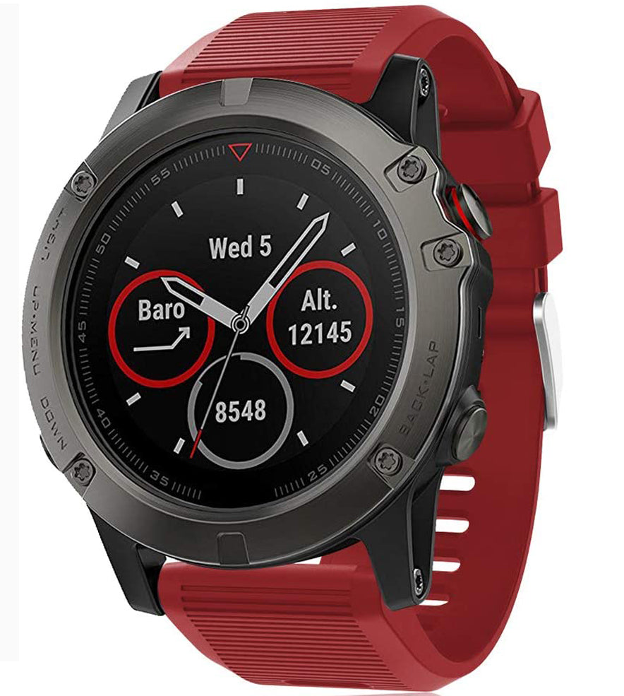 Garmin Enduro 3 Silicone Strap [Red]