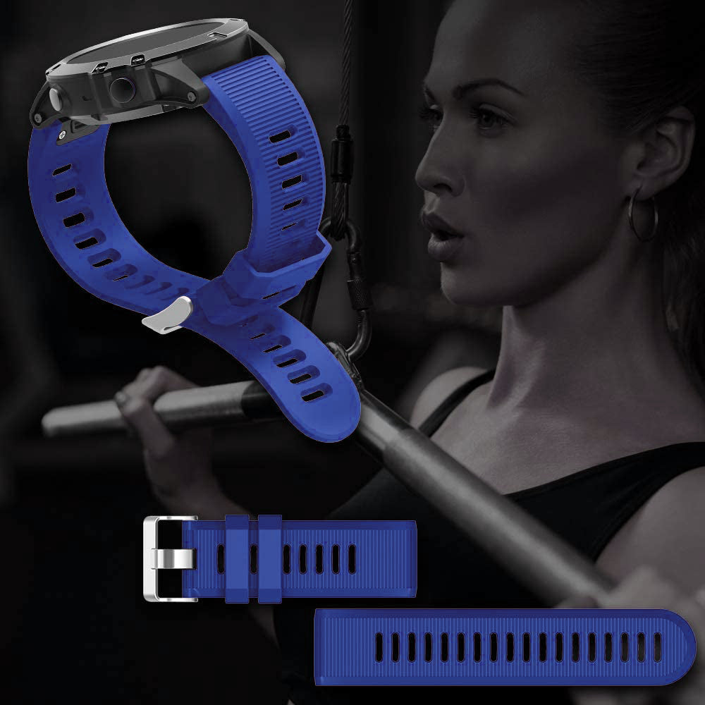 Garmin Instinct 3 - 50mm Silicone Strap [Blue]