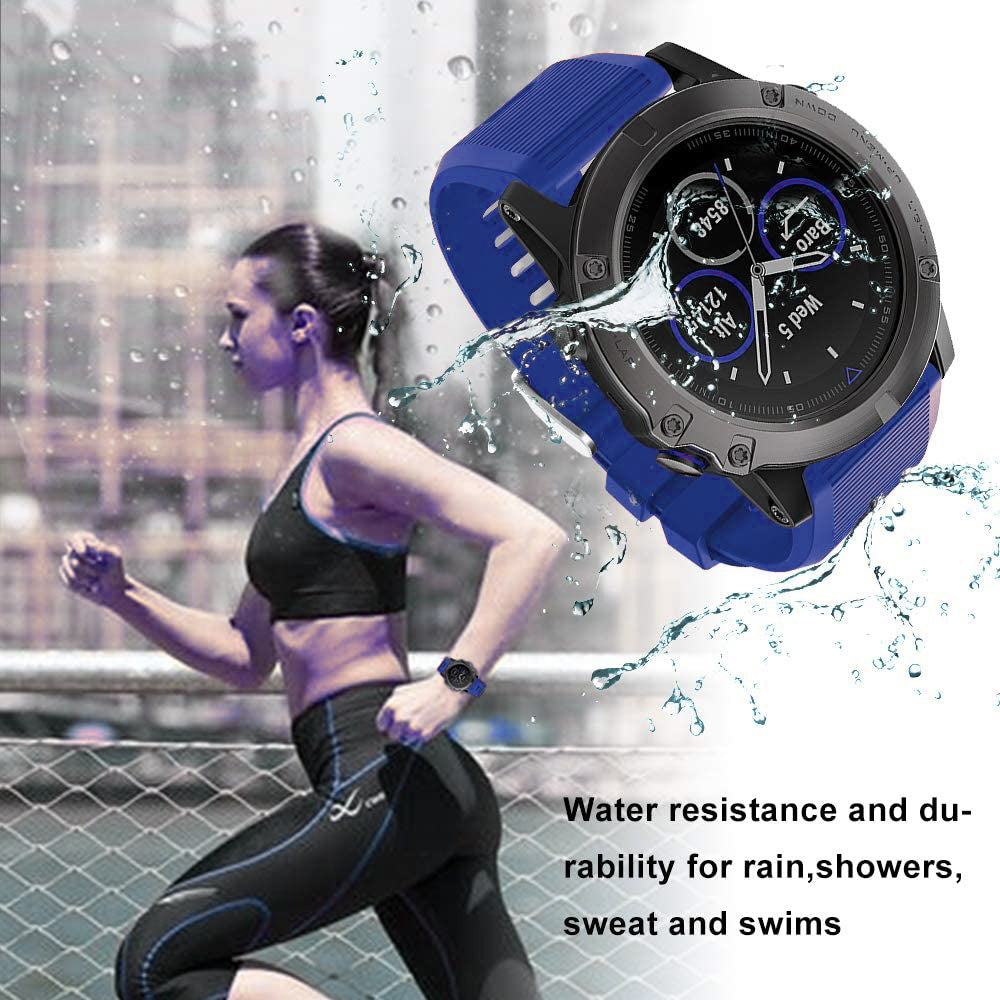 Garmin Enduro 3 Silicone Strap [Blue]