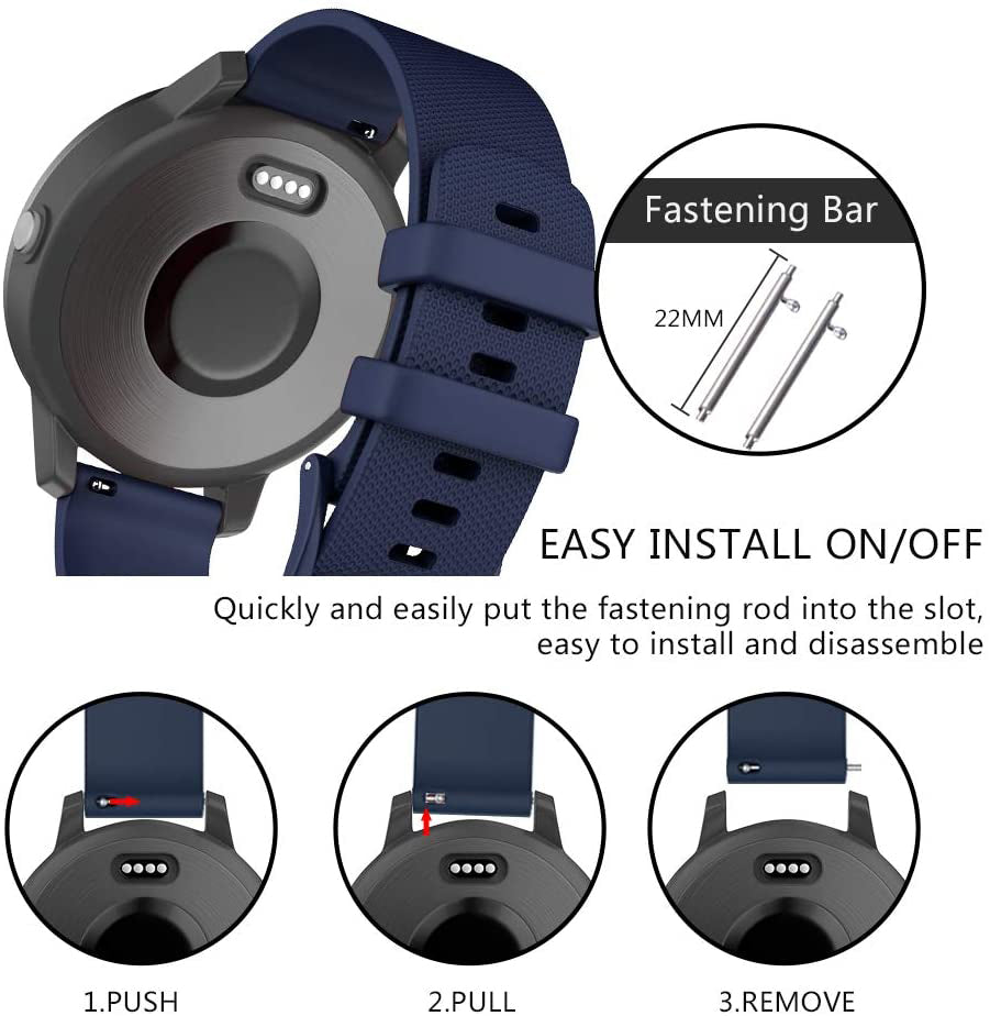 Huawei Watch GT 5 Pro 46mm Silicone Strap [Navy]