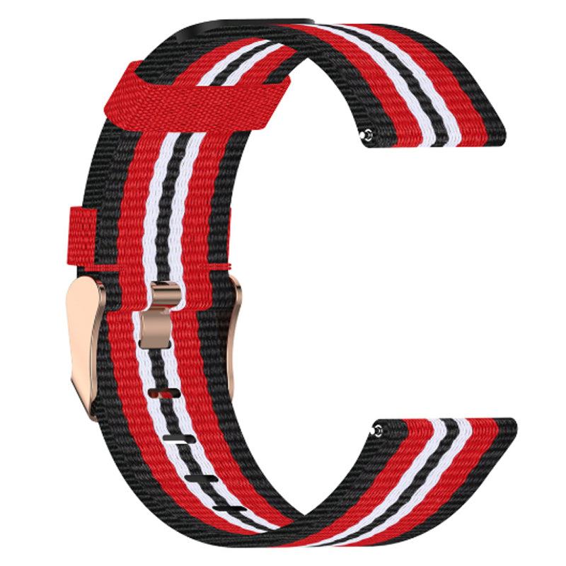Garmin Vivoactive 6 Nylon Strap [Black/Red]