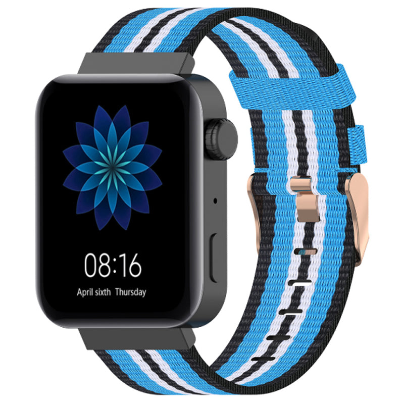 Huawei Watch GT 5 41mm Nylon Strap [Black/LightBlue]