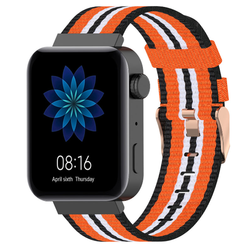 Huawei Watch GT 5 41mm Nylon Strap [Black/Orange]