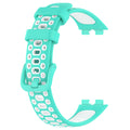 Huawei Band 10 Bicolour Strap [Turquoise/White] - Turquoise/White