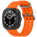 Samsung Galaxy Watch Ultra Silicone Strap (Orange) - Orange