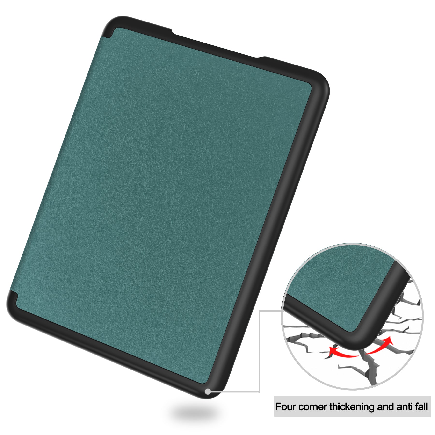 Kindle Colorsoft Case PU Leather Folio Case [Teal]