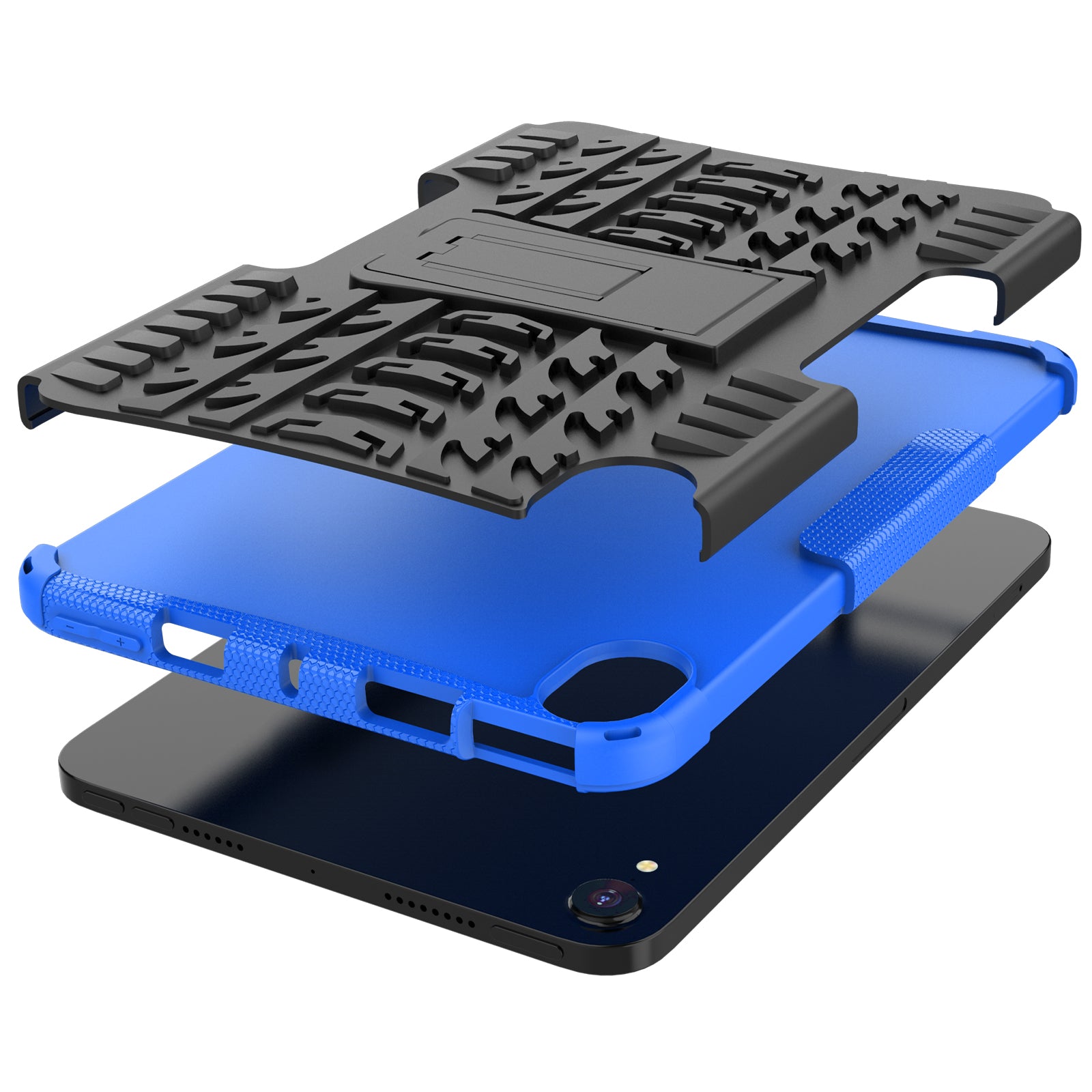 iPad Mini 7 (A17 Pro 2024) Heavy Duty Rugged Case [Blue]