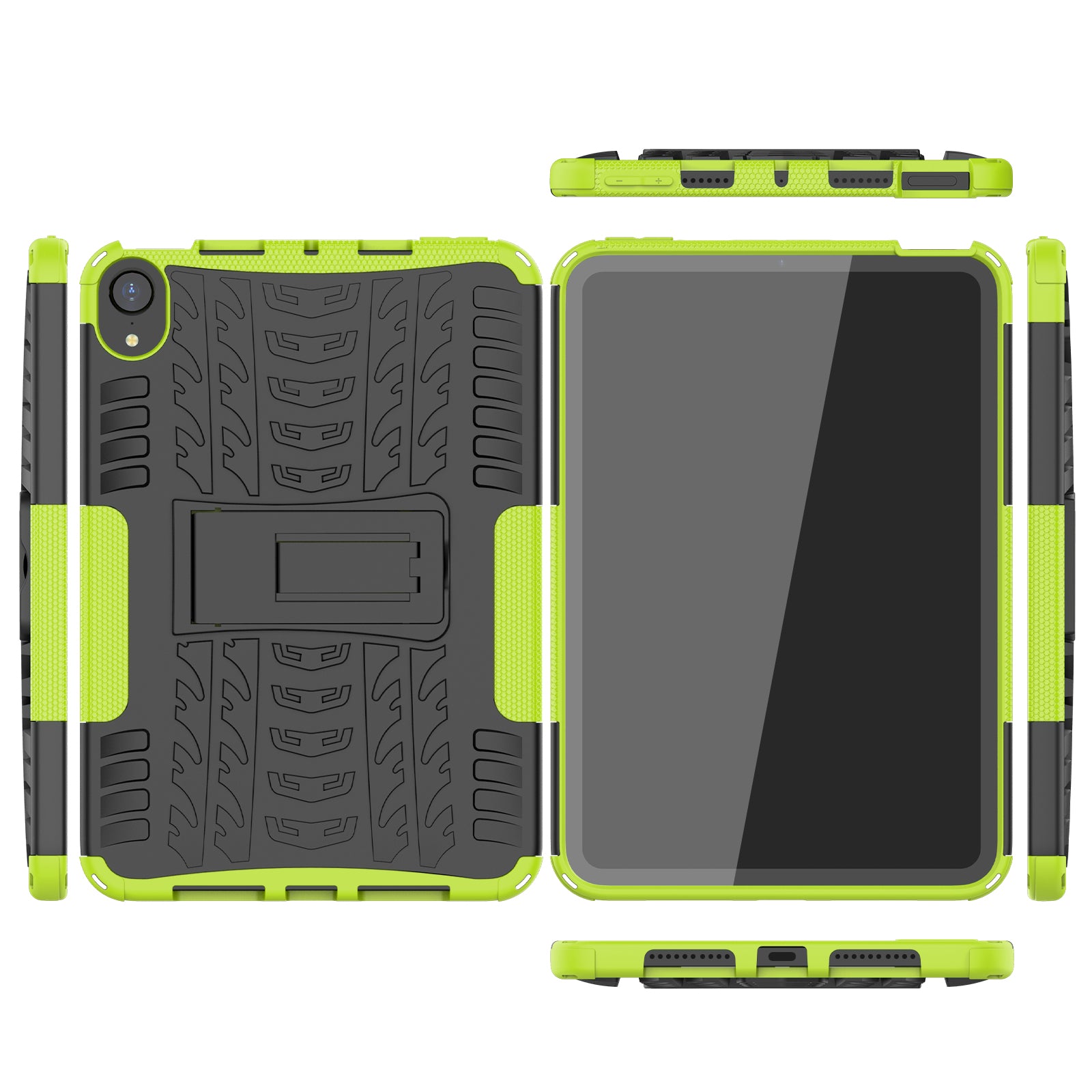 iPad Mini 7 (A17 Pro 2024) Heavy Duty Rugged Case [Green]