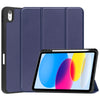 iPad 11 (A16, 2025) PU Leather Case with Pen Holder [Navy] - Navy