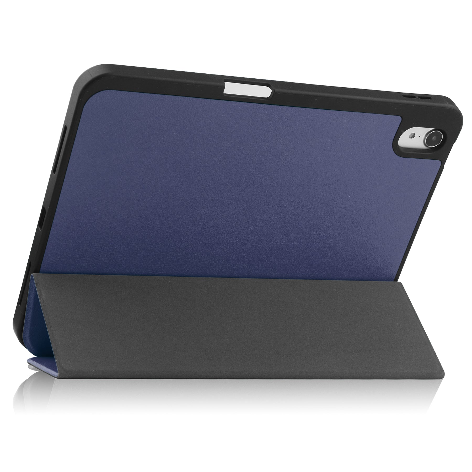 iPad 11 (A16, 2025) PU Leather Case with Pen Holder [Navy]
