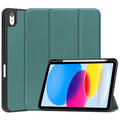 iPad 11 (A16, 2025) PU Leather Case with Pen Holder [Teal] - Teal