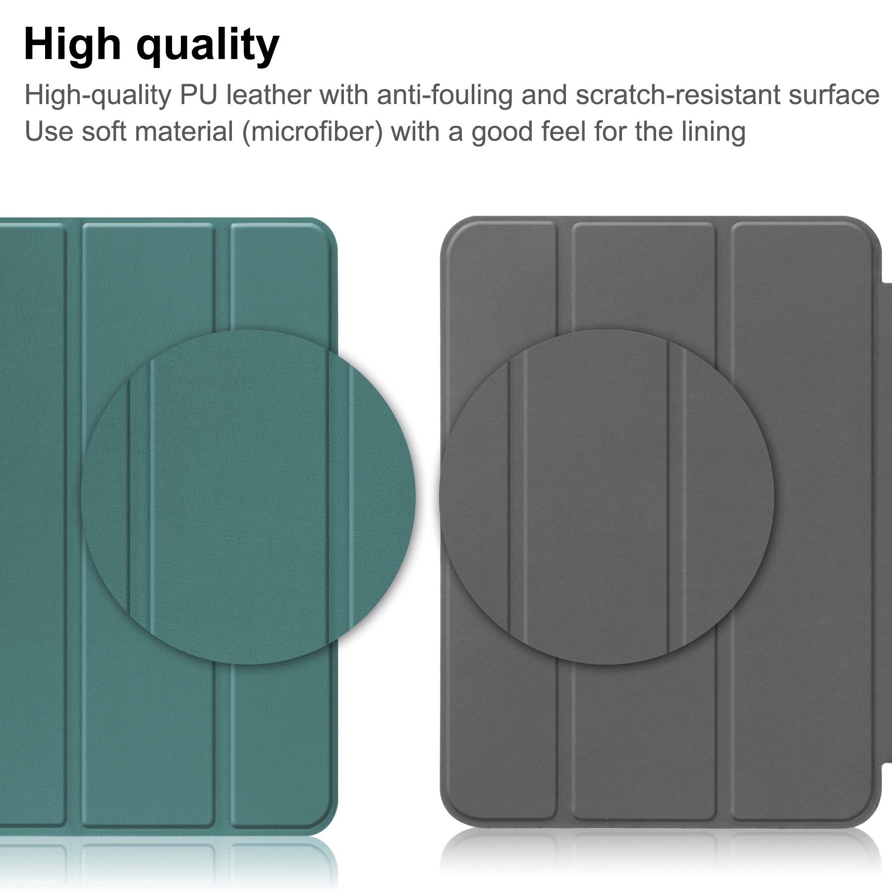 iPad 11 (A16, 2025) PU Leather Case with Pen Holder [Teal]