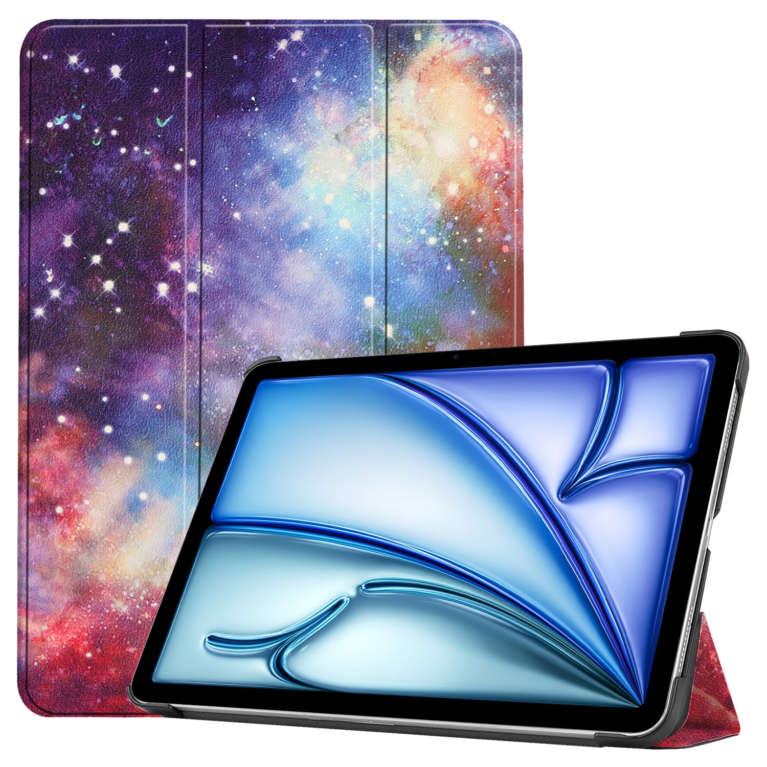 iPad Air 11 (M3, 2025) Designer Tri Fold Case [Galaxy]