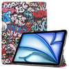 iPad Air 11 (M3, 2025) Designer Tri Fold Case [Graffiti] - Graffiti