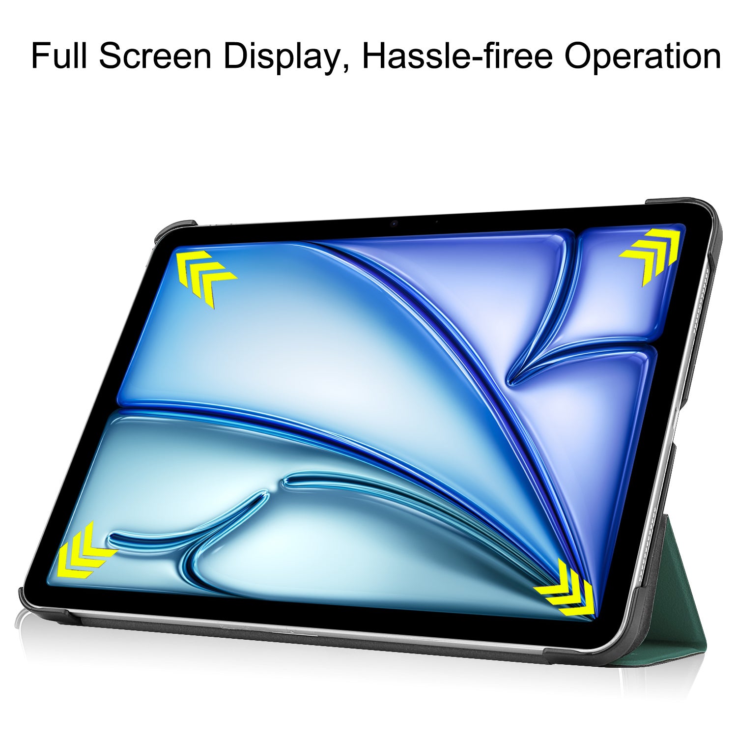 iPad Air 11 (M3, 2025) Tri Fold PU Leather Case [Teal]