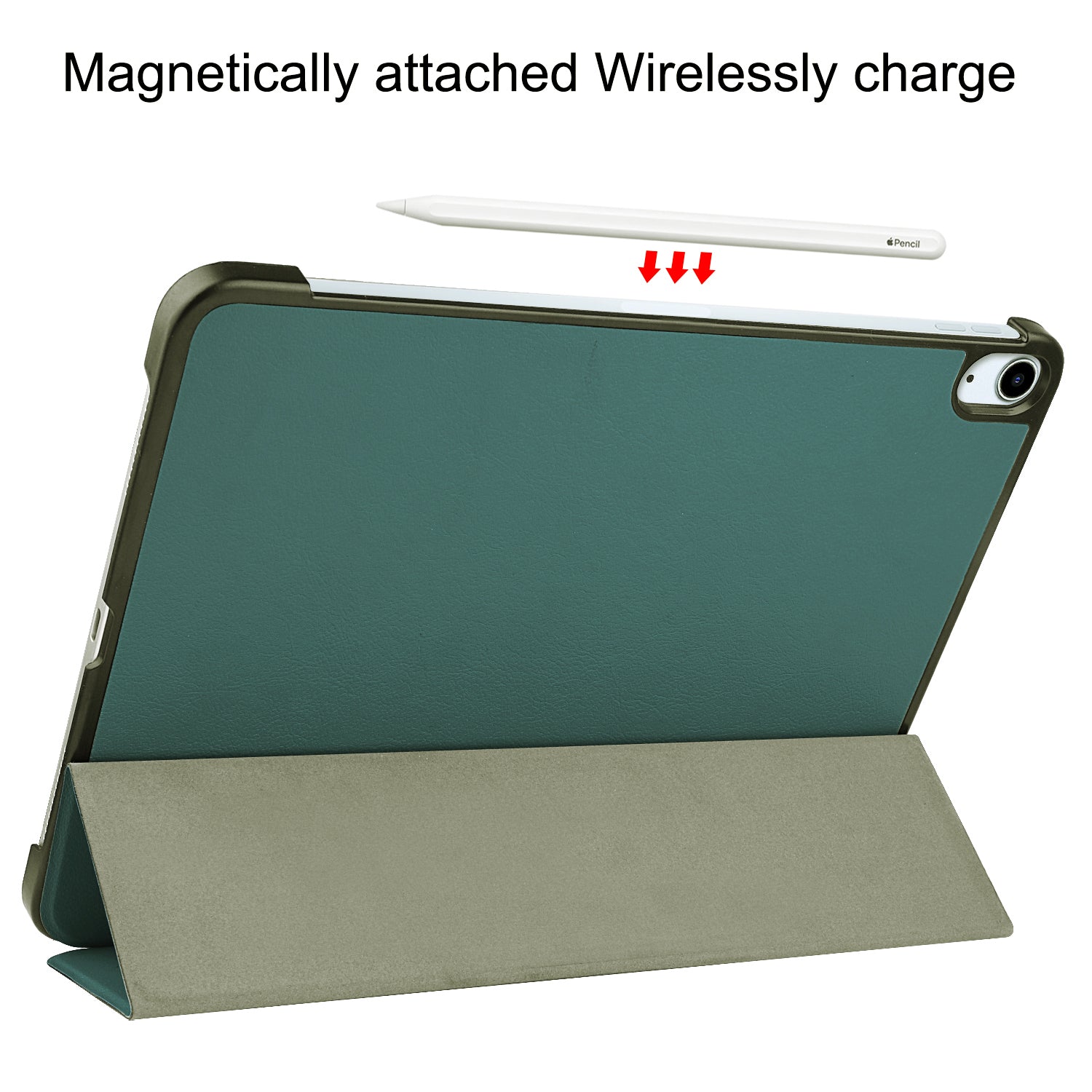 iPad Air 11 (M3, 2025) Tri Fold PU Leather Case [Teal]