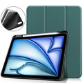 iPad Air 11 (M3, 2025) Tri Fold Case with Pen Holder [Teal] - Teal