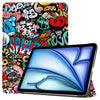 iPad Air 13 (M3, 2025) Designer Tri Fold Case [Graffiti] - Graffiti