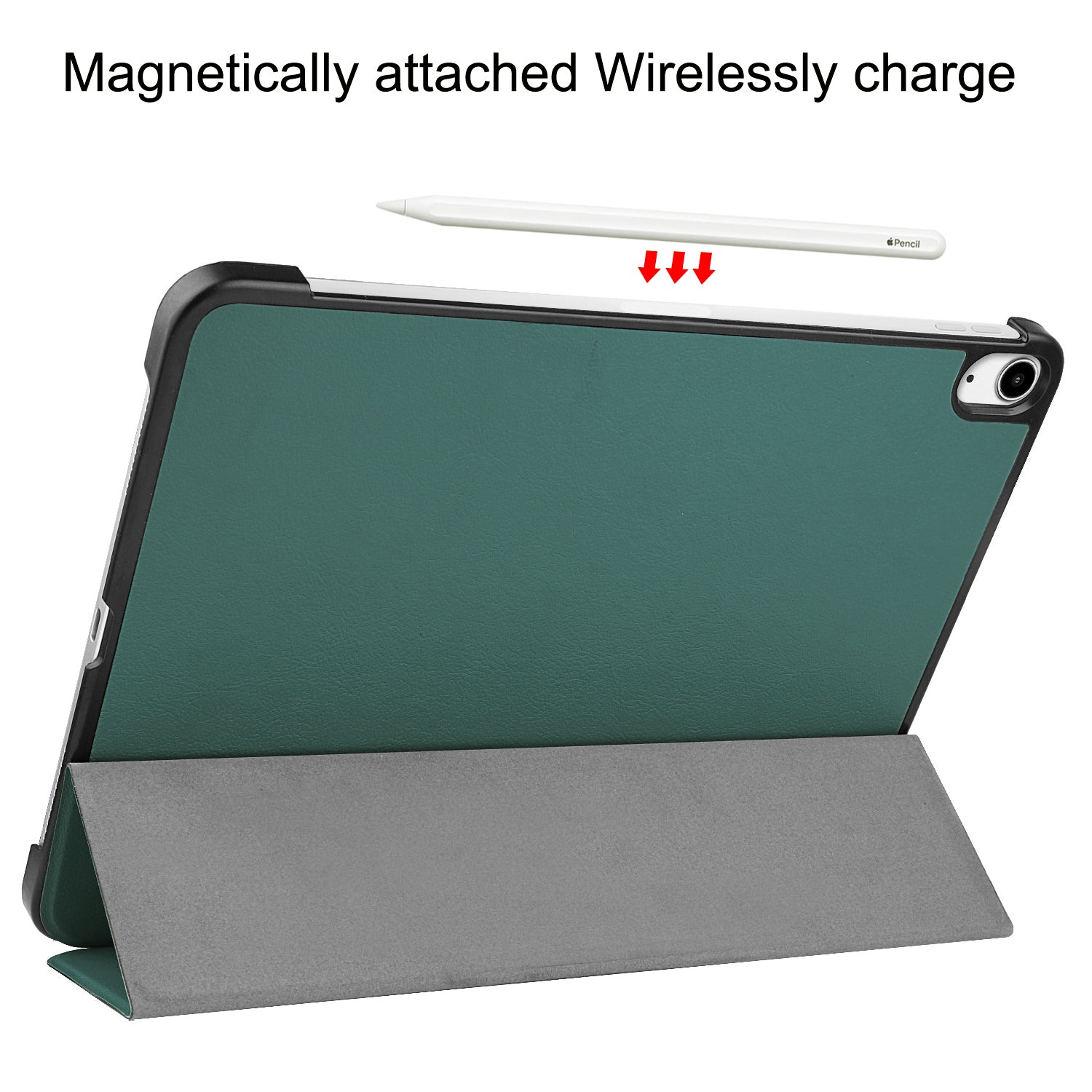 iPad Air 13 (M3, 2025) Tri Fold PU Leather Case [Teal]