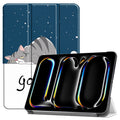 Premium Quality Tri-fold PU Leather Case for iPad Pro 11 (M4 2024, M5 2025) [LazyCate] - LazyCat