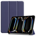 Premium Quality Tri-fold PU Leather Case for iPad Pro 11 (M4 2024, M5 2025) [Navy] - Navy