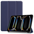 Premium Quality Tri-fold PU Leather Case for iPad Pro 13 (M4 2024, M5 2025) [Navy] - Navy