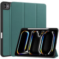 Premium Quality Tri-fold PU Leather Case with Pencil Holder for iPad Pro 13  (M4/M5)  [Teal] - Teal