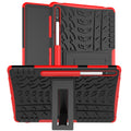 Samsung Galaxy Tab S10 Plus Heavy Duty Rugged Case [Red] - Red
