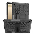 Samsung Galaxy Tab A11 Plus A11+ A9 Plus A9+ Heavy Duty Kickstand Rugged Case Black - Black