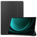 Samsung Galaxy Tab S10 Plus Tri Fold PU Leather Case [Black] - Black