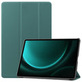 Samsung Galaxy Tab S10 Plus Tri Fold PU Leather Case [Teal] - Teal
