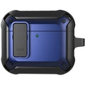 Apple AirPods 4 Rugged Armor Lock Case with Carabiner - Navy - Navy