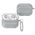 Apple AirPods Pro 3 Carbon Firbre Case with Carabiner - Grey - Grey