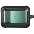 Apple AirPods Pro (1st Gen) Rugged Armor Lock Case with Carabiner - Teal - Teal