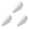Set of 3 Apple Pencil Replacement Tips – 2B Resistance White Nibs (Original Style) - White