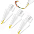 Apple Pencil Metal Tip Set - Long / Medium / Short (3-Pack) - White