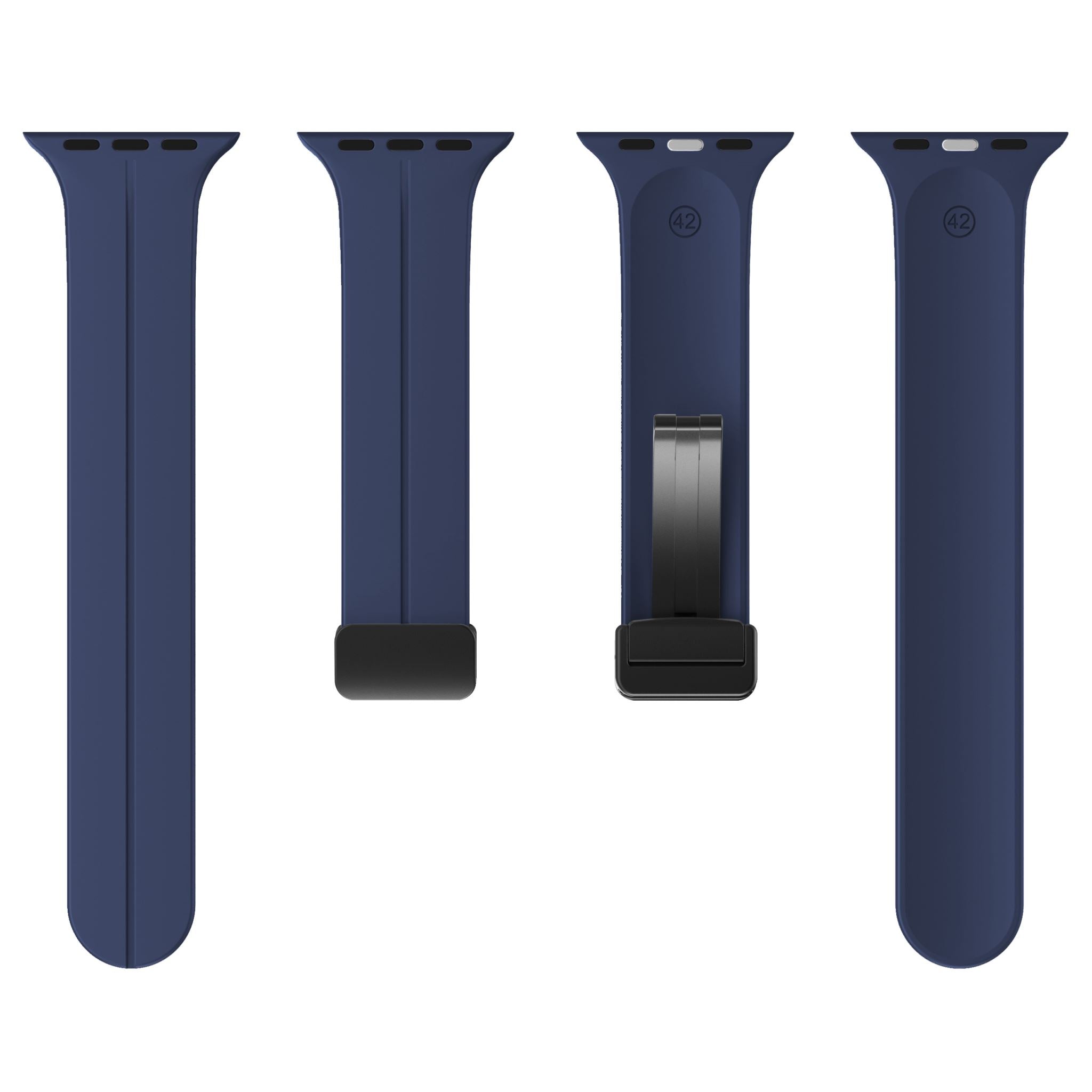 Magnetic Silicone Band for Apple Watch 44mm/45mm/46mm/49mm [Midnight Blue]