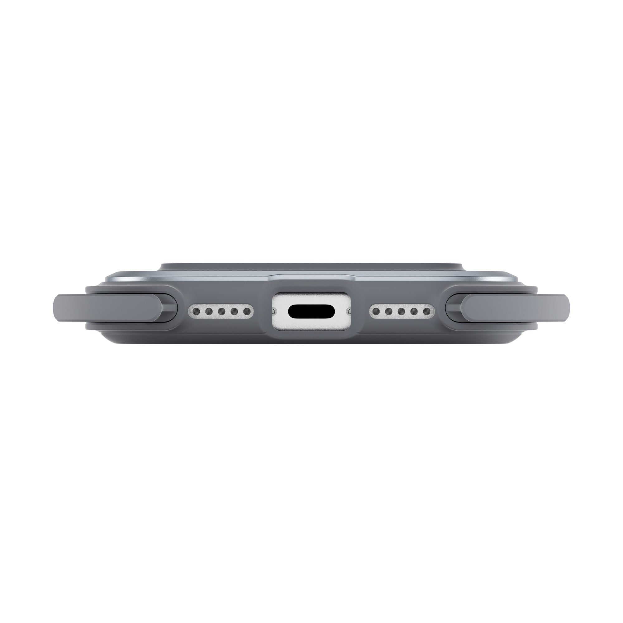 MAGEASY Odyssey Ultra M 360 Stand with Lanyard MagSafe Rugged Case - iPhone 17 Pro - Mist/Gray