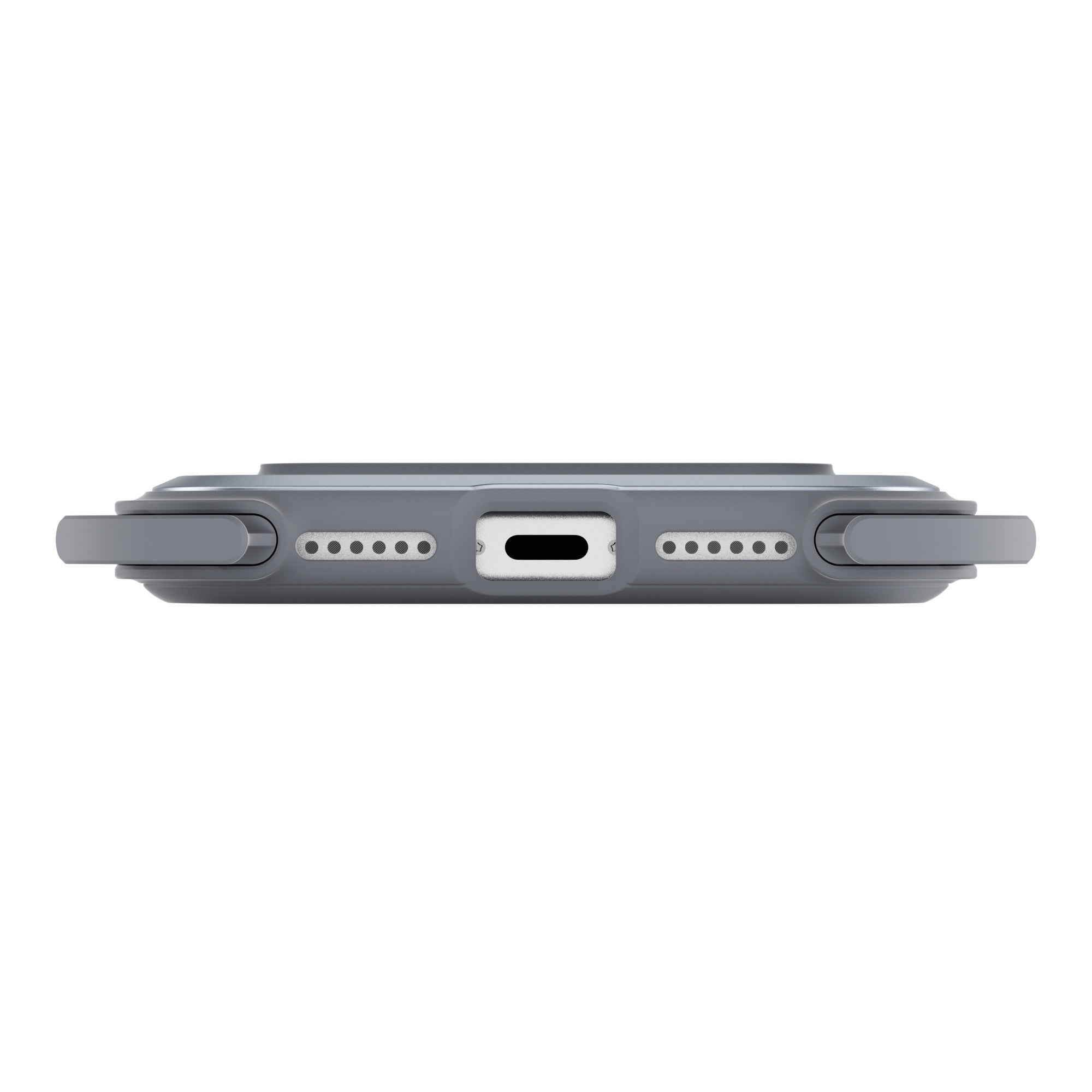 MAGEASY Odyssey Ultra M 360 Stand with Lanyard MagSafe Rugged Case - iPhone 17 Pro Max - Mist/Gray