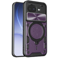 Google Pixel 10a Ring Kickstand Case w/ Camera Cover [Purple] - Purple