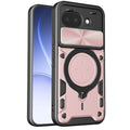 Google Pixel 10a Ring Kickstand Case w/ Camera Cover [Rose Gold] - Rose Gold