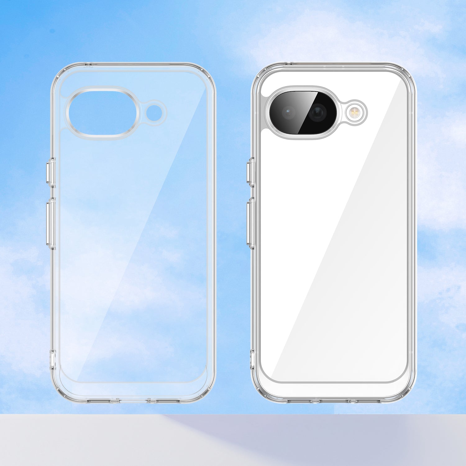 Google Pixel 10a Soft TPU Bumper Shockproof Cover Case [Clear]