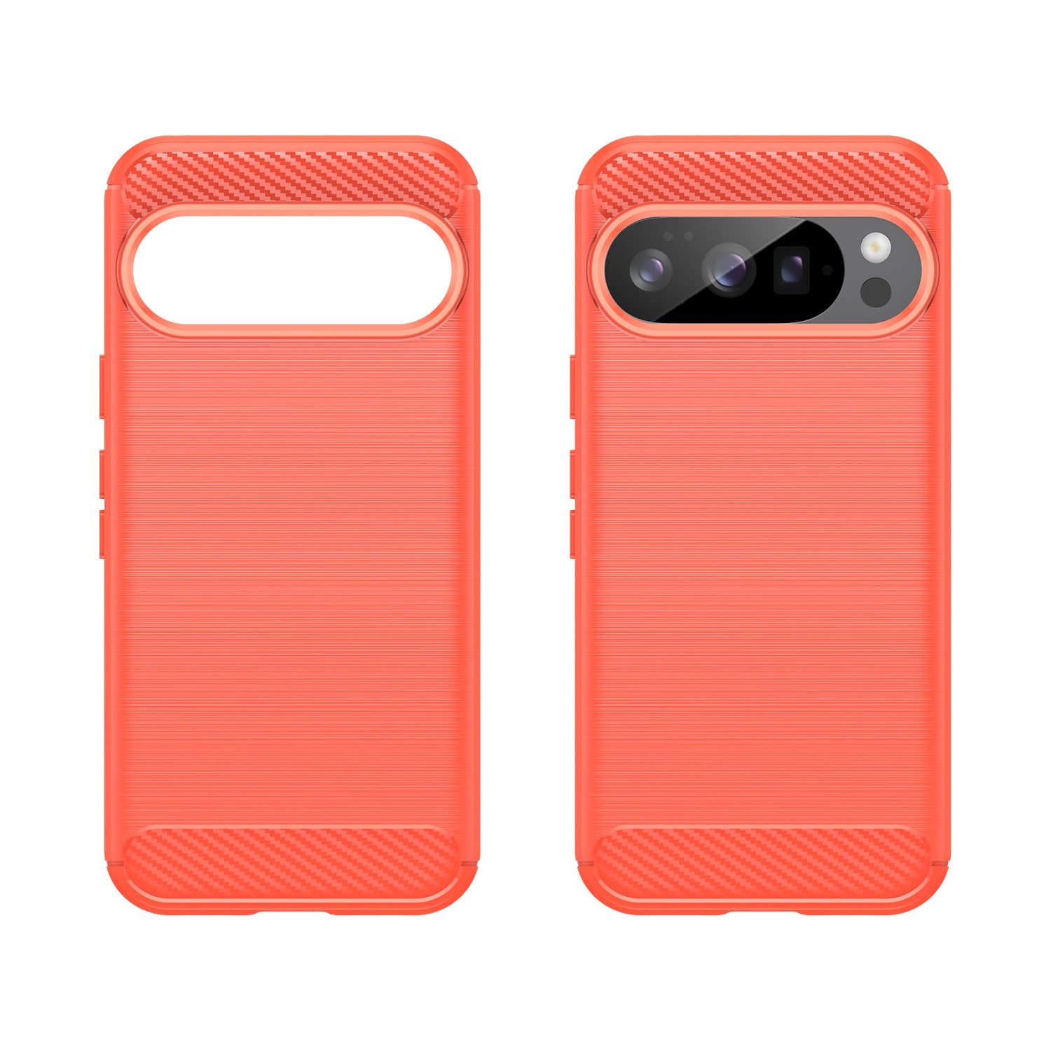 Google Pixel 10 Carbon Fibre Brushed Case [Red]
