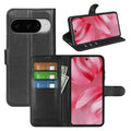 Google Pixel 10 Pro PU Wallet Case [Black] - Black