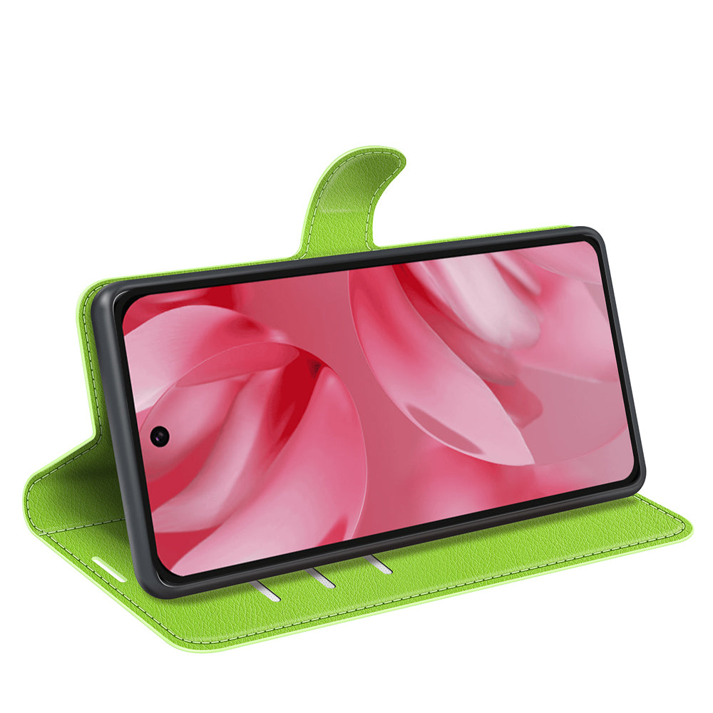 Google Pixel 10 Pro PU Wallet Case [Green]