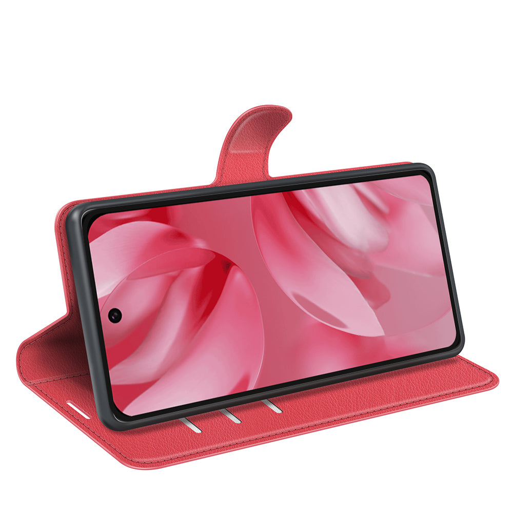 Google Pixel 10 PU Wallet Case [Red]