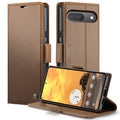Google Pixel 10 CaseMe Retro Wallet Case [Brown] - Brown
