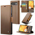 Google Pixel 10 Pro CaseMe Retro Wallet Case [Brown] - Brown