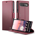 Google Pixel 10 CaseMe Retro Wallet Case [Maroon] - Maroon